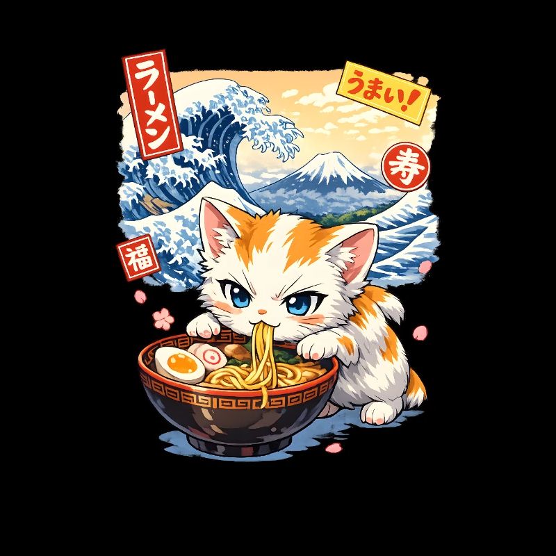 Kawaii Katze Ramen Samurai