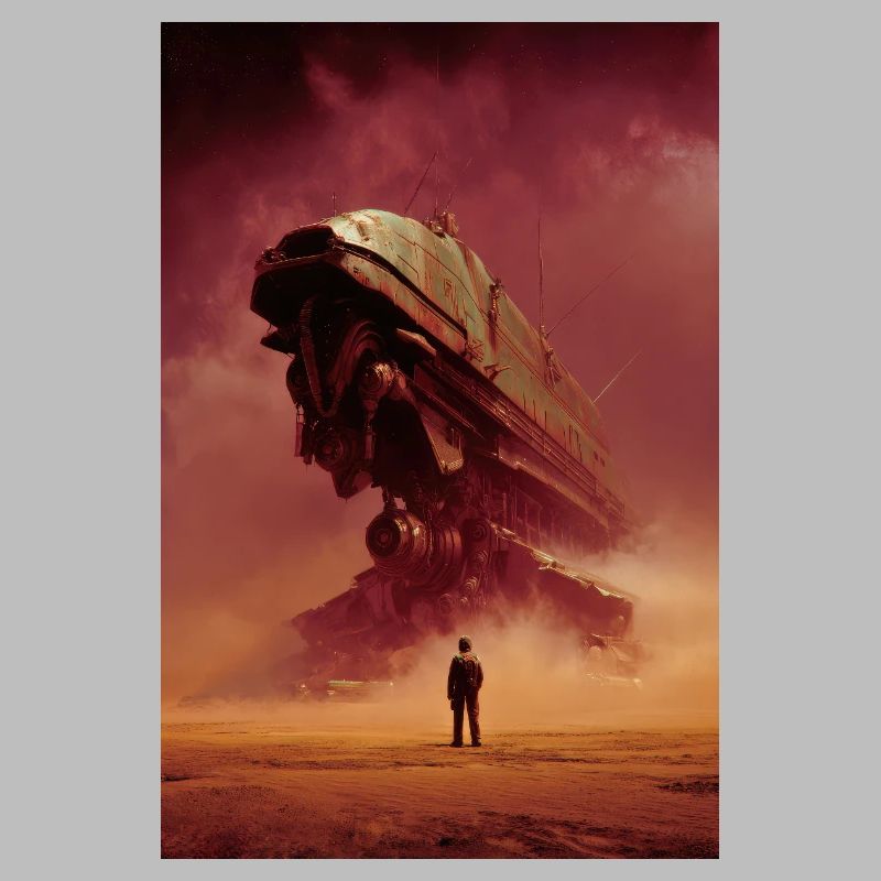 Lone Pilot Faces Desert Mech