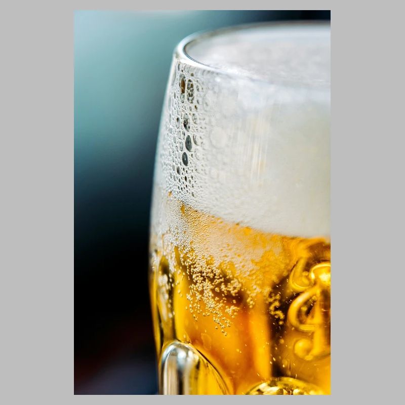 Lichtgold Bierglas Muster