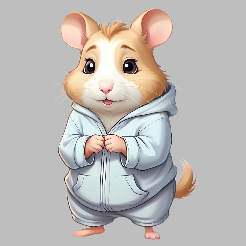 Cuddly Hero Hamster Pull à capuche