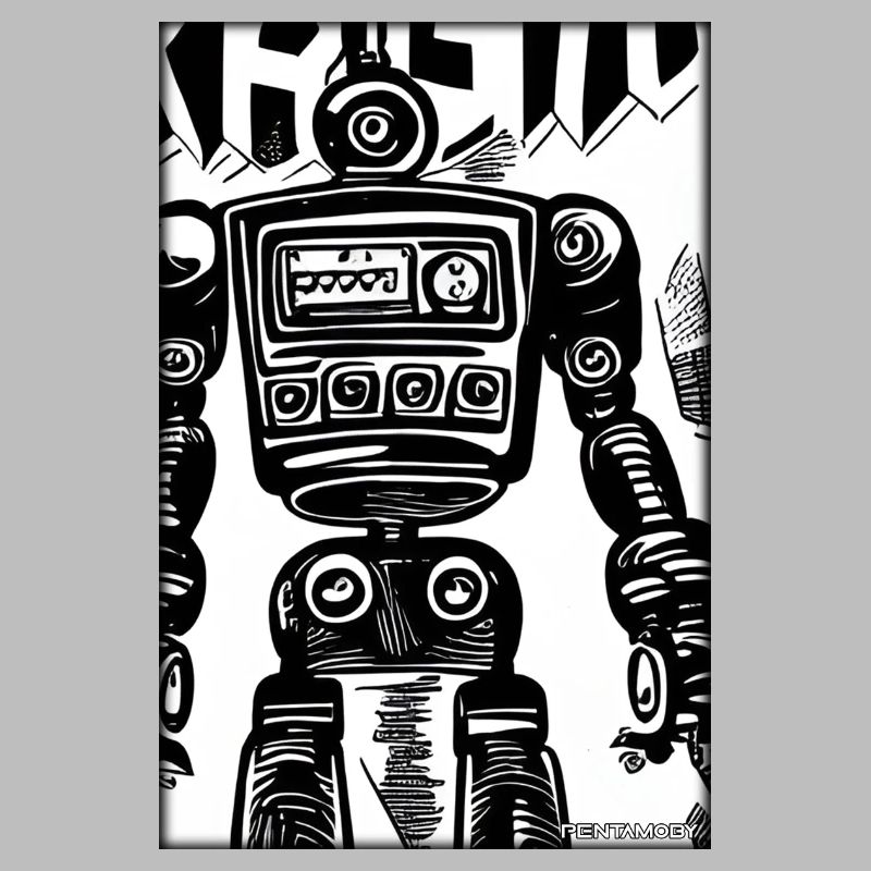 Robot Comic Future Cyborg Machine Technology