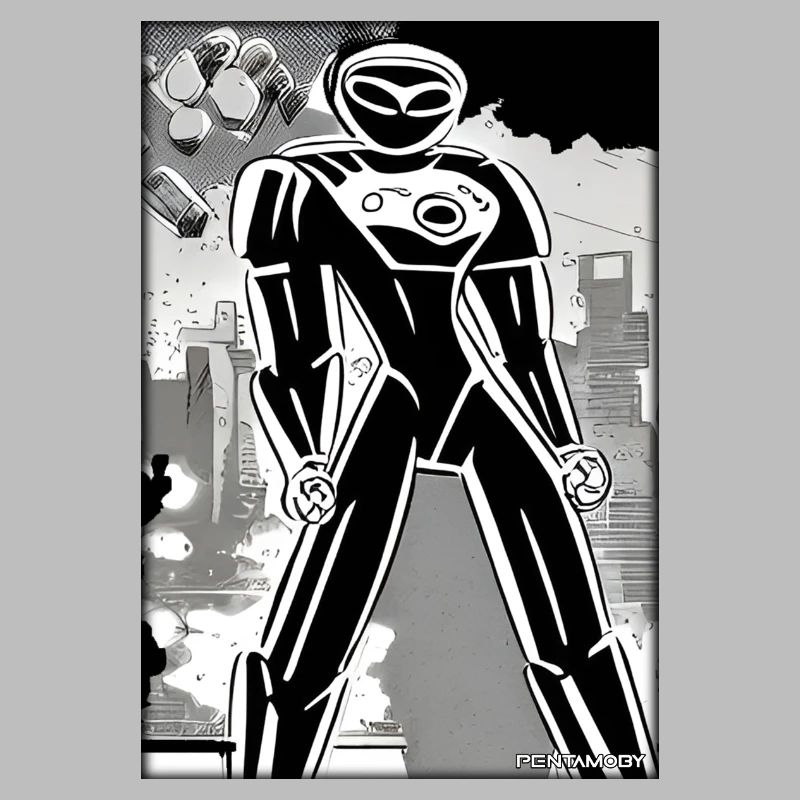 Robot Comic Future Cyborg Machine Technology
