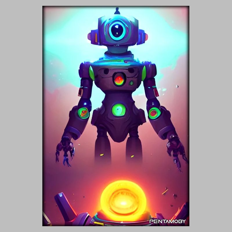 Robot Future Science Machine de science-fiction