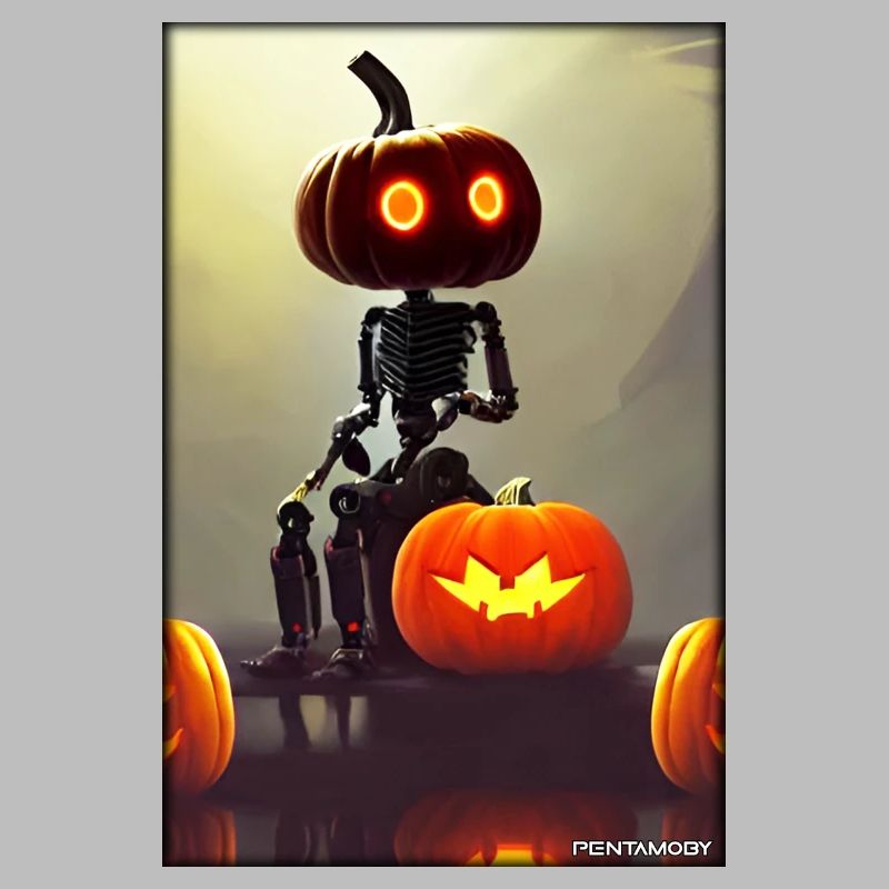 Robots Halloween Future Technology Science