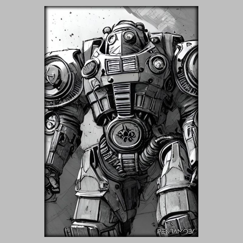 Kampfbot Robot Super Soldat Machine Guerrier