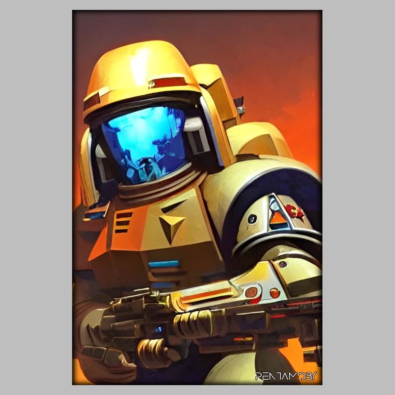 Kampfbot Robot Super Soldier Machine Warrior