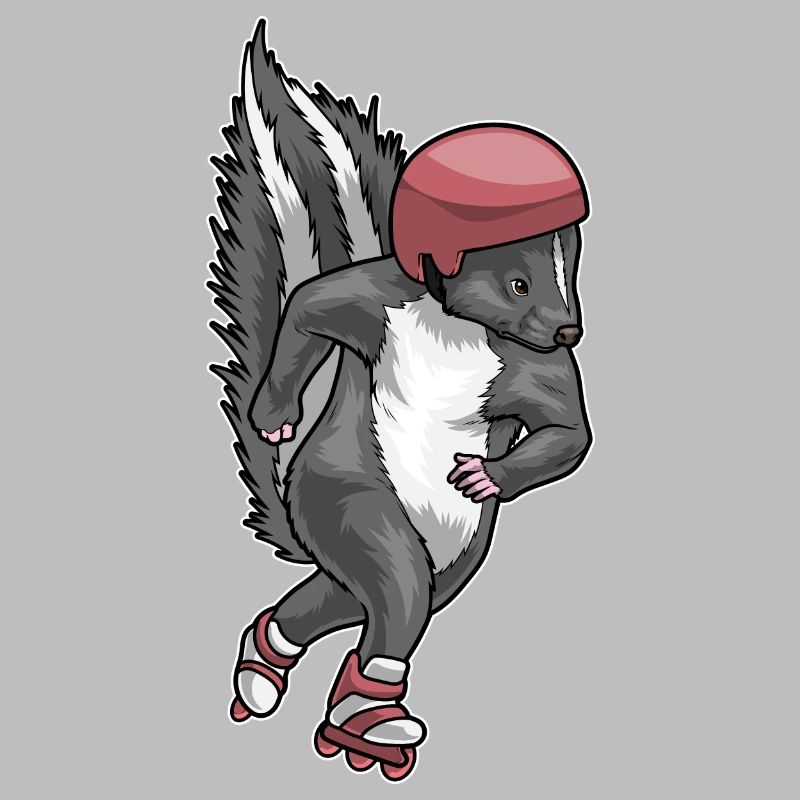 Skunk Inline Skating Roller Skates