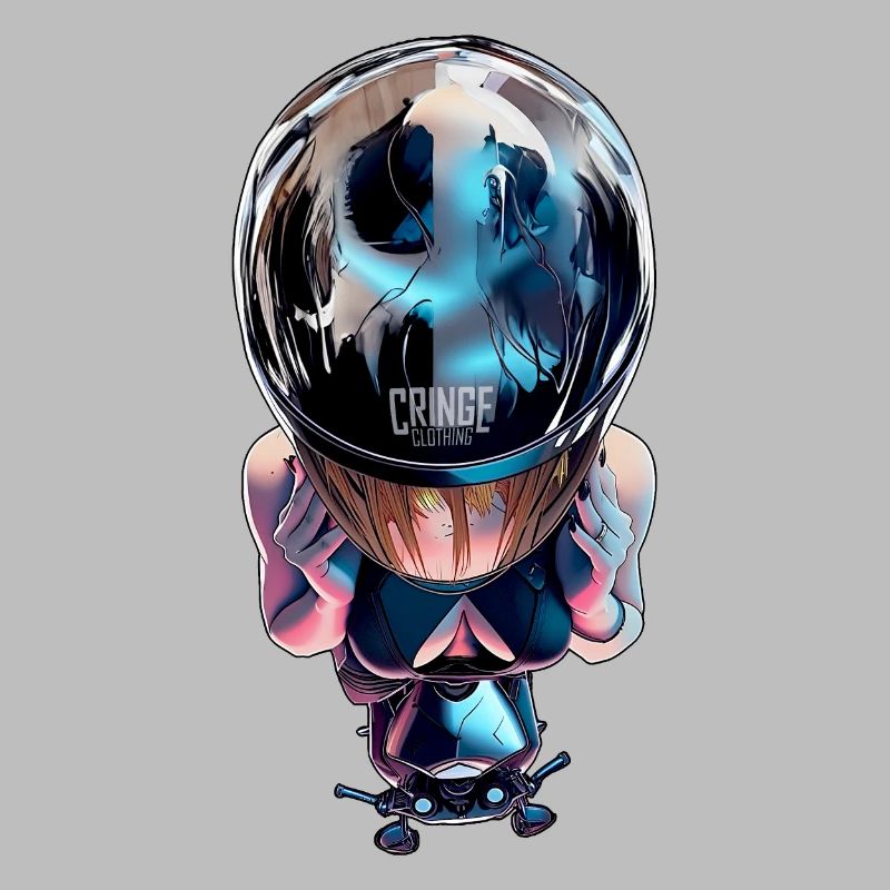 Cyber Biker Reflection