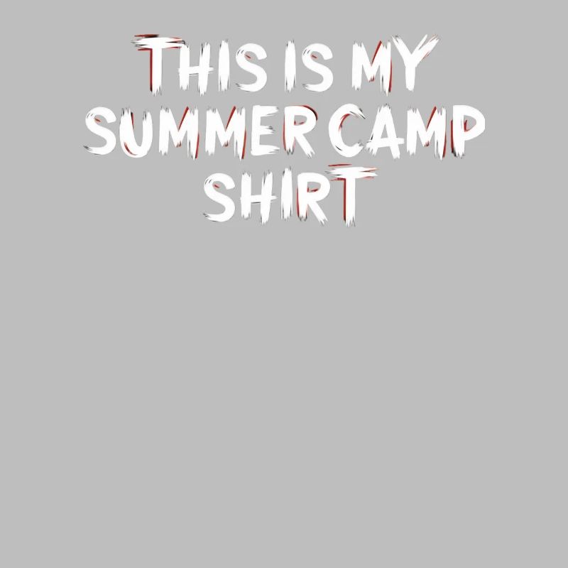 C’est ma chemise de camp d’été - parfaite pour le camp