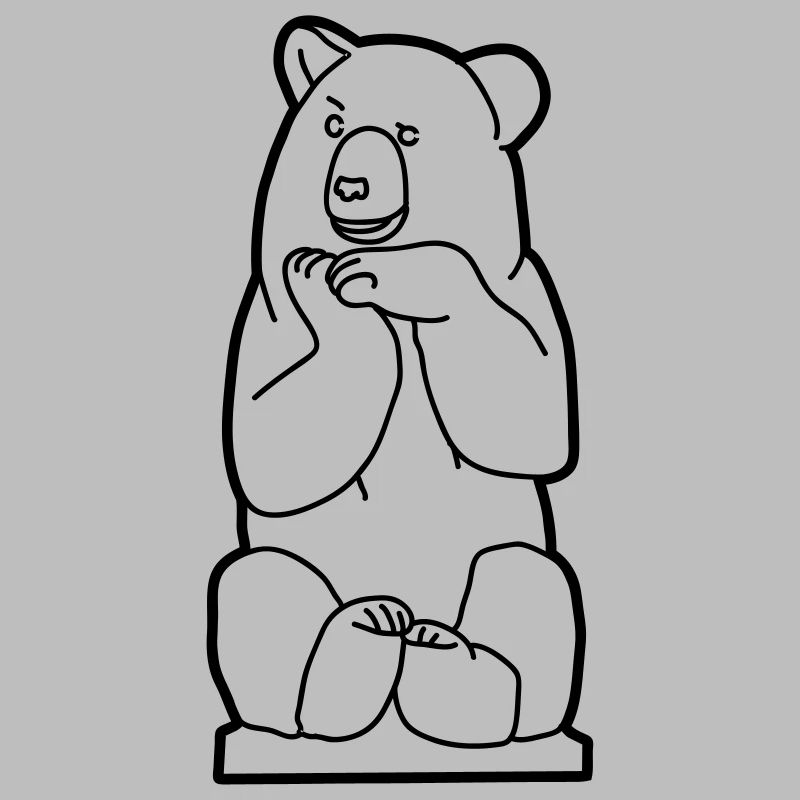 Berliner Bär, sitzend