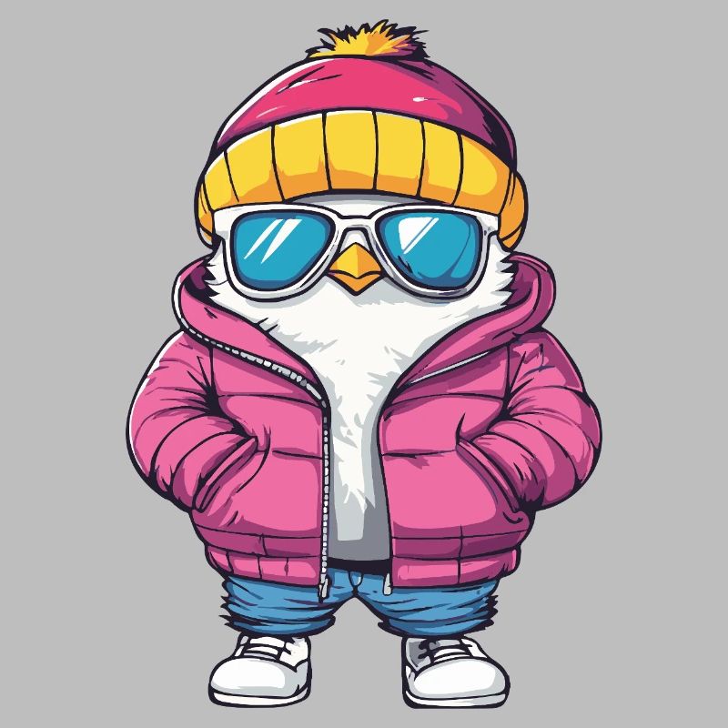Taube Vogel Cool Comic