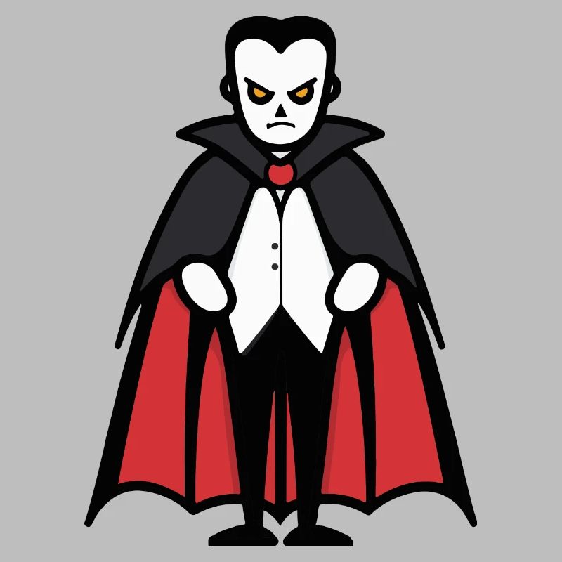 Vampire Halloween Comic Funny