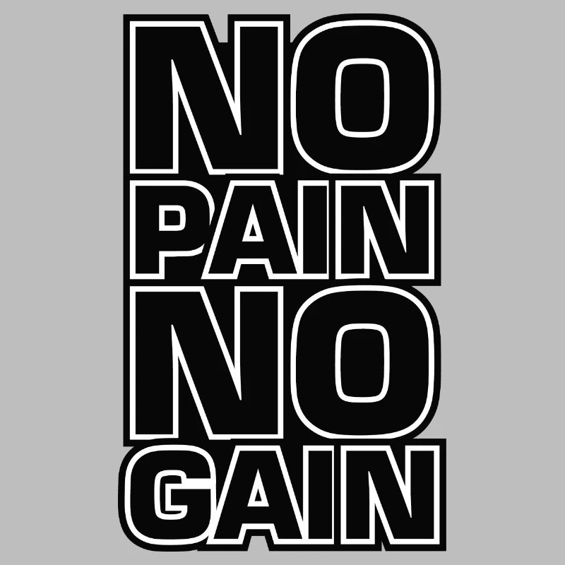 No Pain No Gain Devise de remise en forme