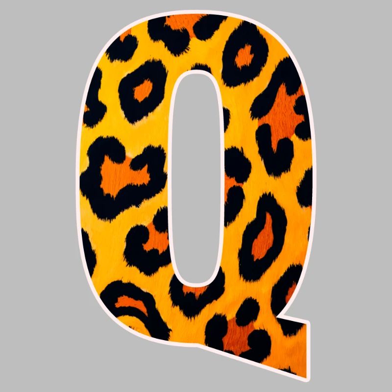 Leopard_Buchstabenmuster_ _Q