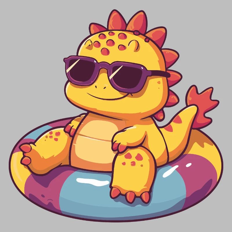 Dinosaur Stegosaurus Comic Cool