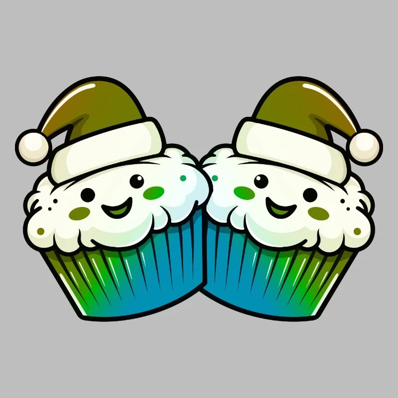 Cuisson du gâteau Muffin Noël