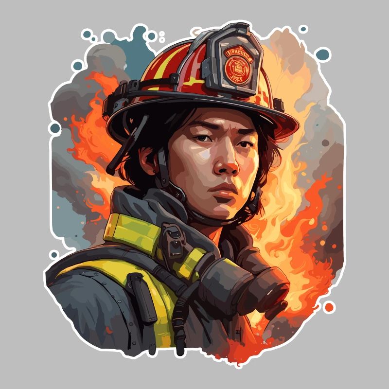 Firefighter / Fire / Fire / Extinguish / Hero