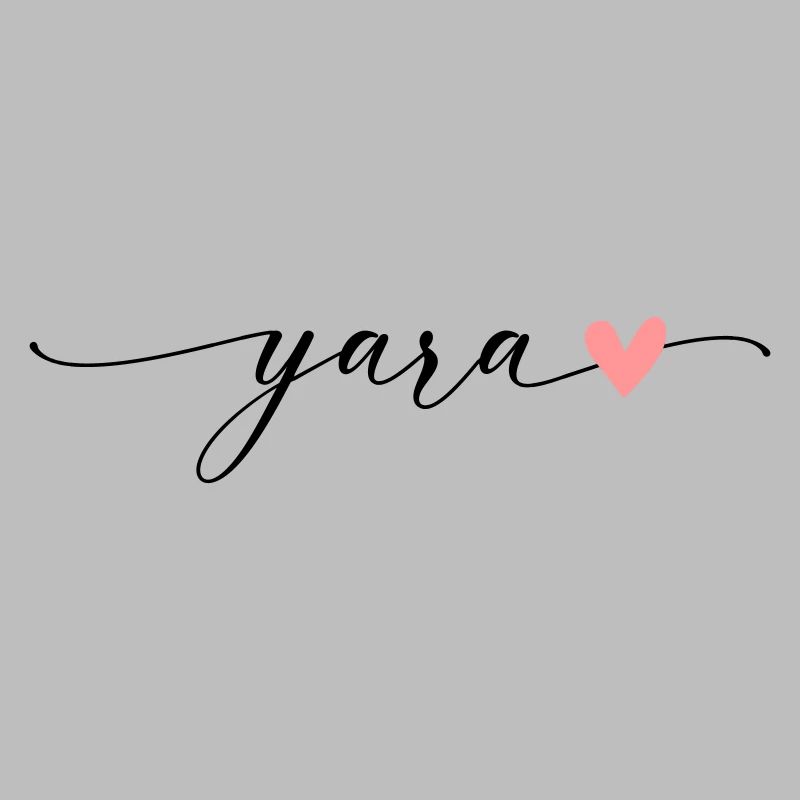 Yara Nom Prénom Calligraphie Script