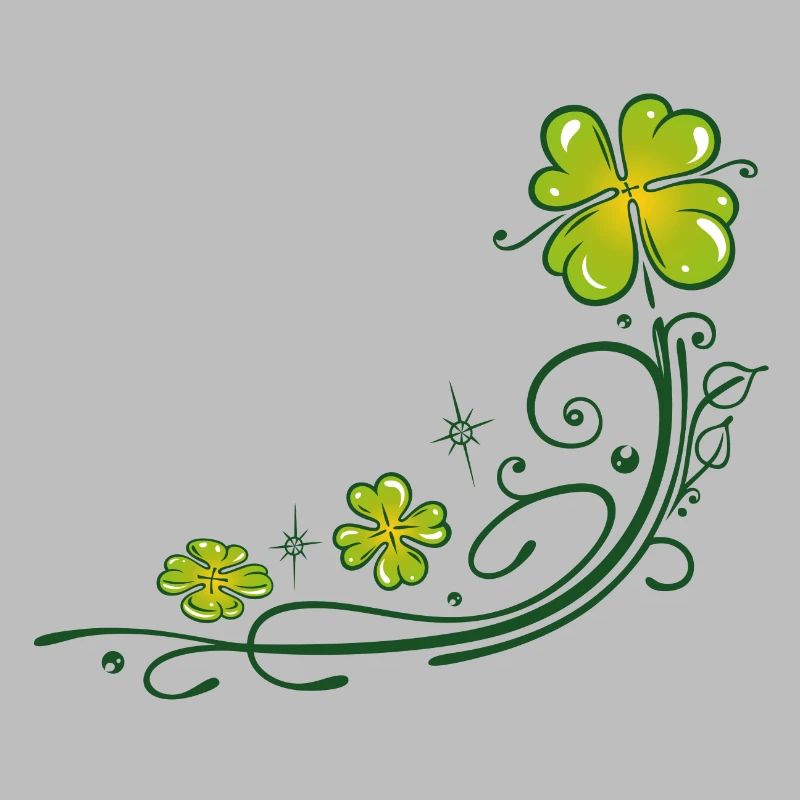 St. Patricks Day. Four leaf clover. St Paddys Day.