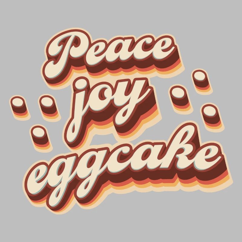 Peace Joy Eggcake