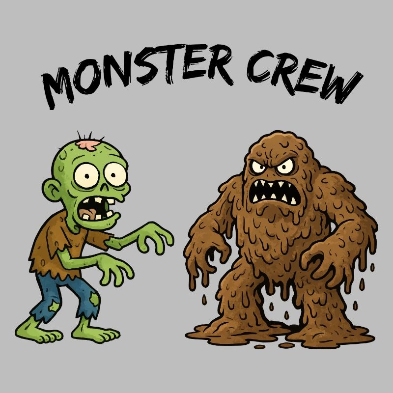 Zombie and Mud Monster Duo