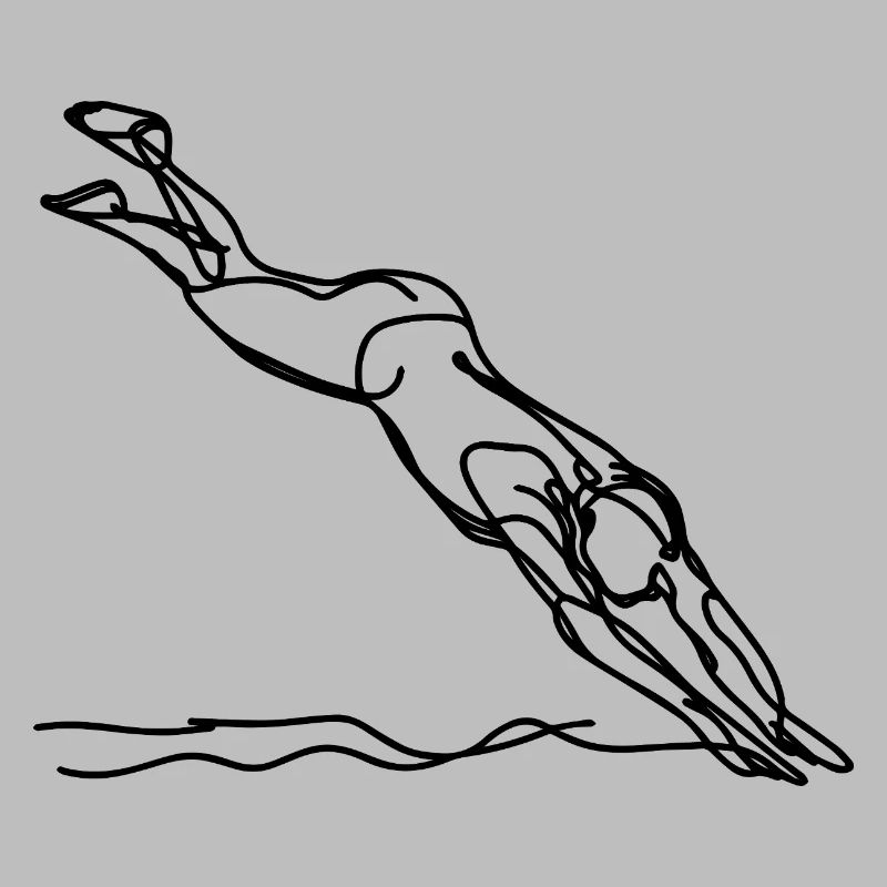 Graphiques de natation