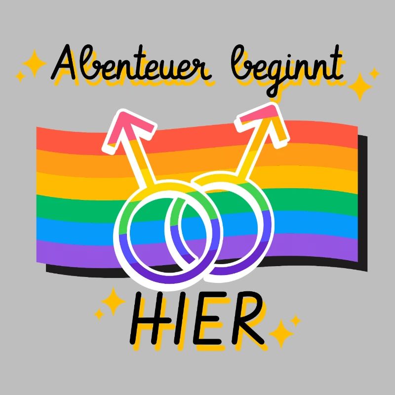 Vernetzte Pride Geschlechtsymbole
