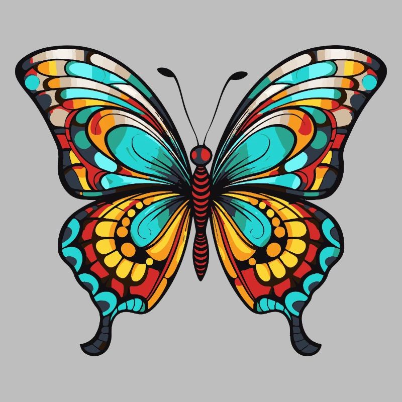 Papillon coloré