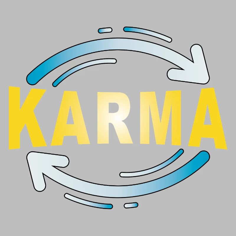 Karma - Minimalistisches Statement Design