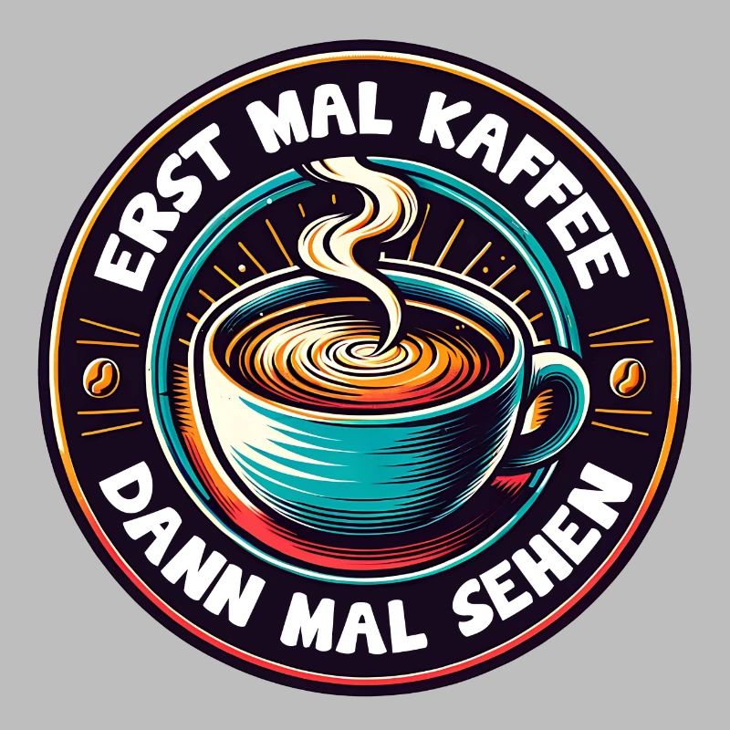 Erst mal Kaffee - dann mal sehen Kaffeemotiv
