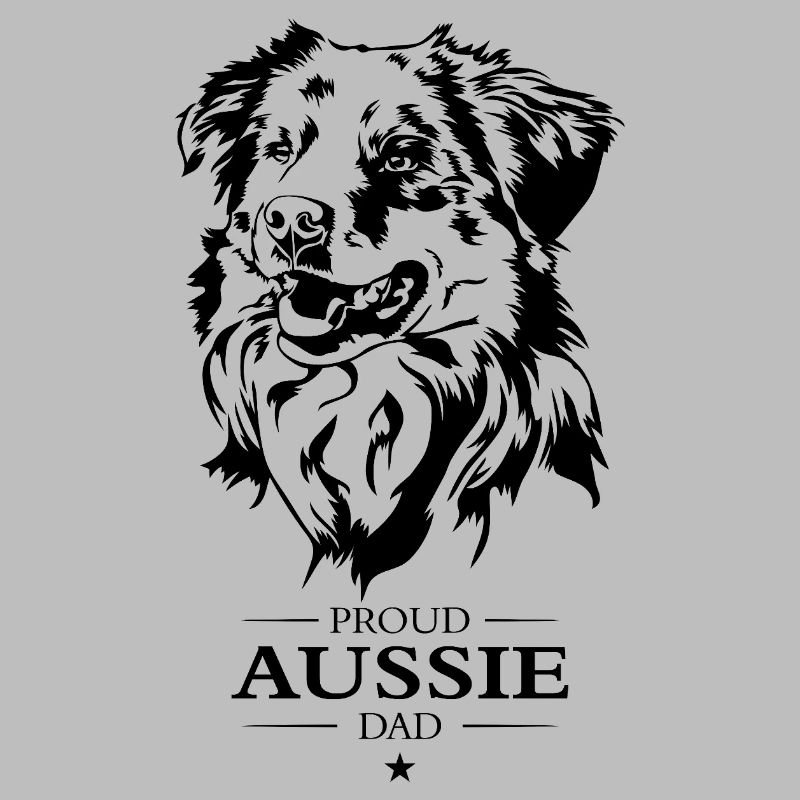Aussie Dad Hunde Australian Shepherd Hund Wilsigns