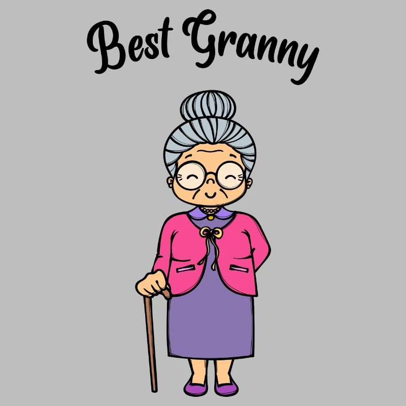 Beste Omi Spruch Sehschwäche Großmutter Brille Oma