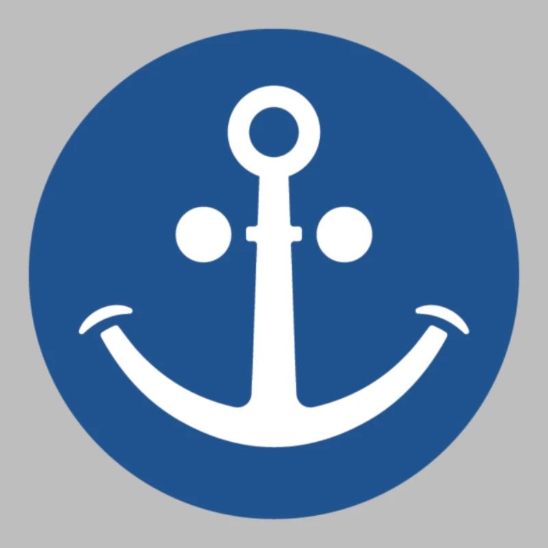 Ancre joyeuse (bleu foncé)