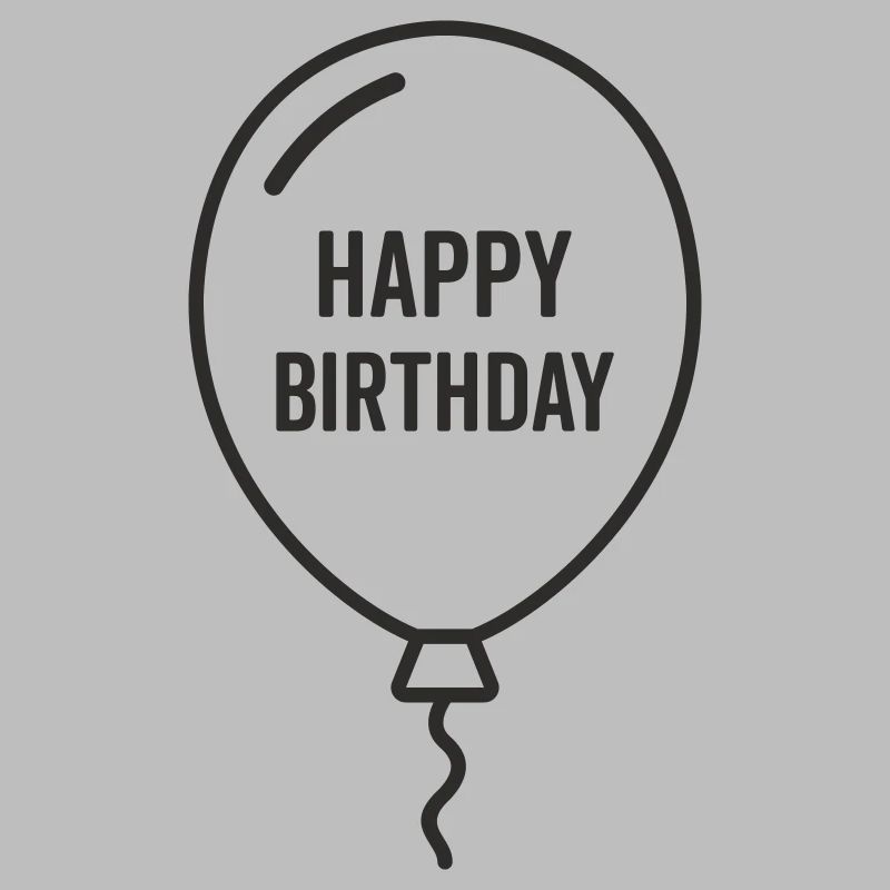 Ballon d’anniversaire – Conception d’anniversaire