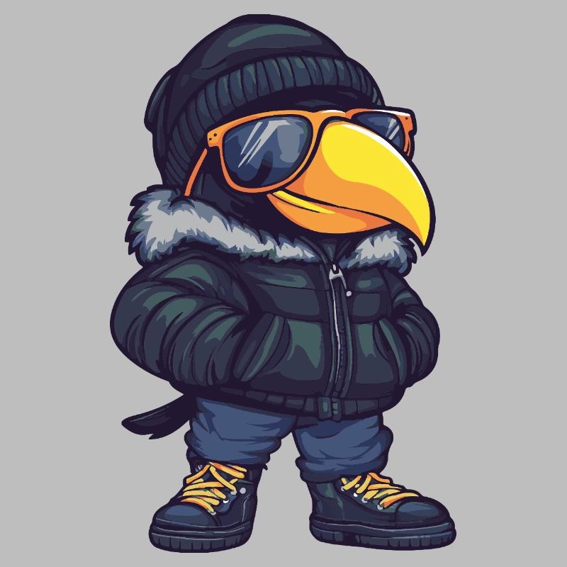 Toucan Bird Cool Comic