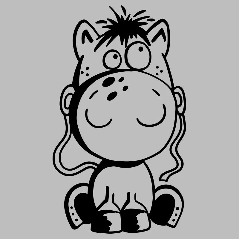 Kleines Pferd - Pony - Comic - Horse - Fun