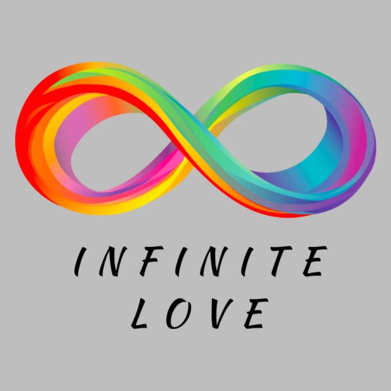 Infinite Love - Buntes Unendlichkeitszeichen