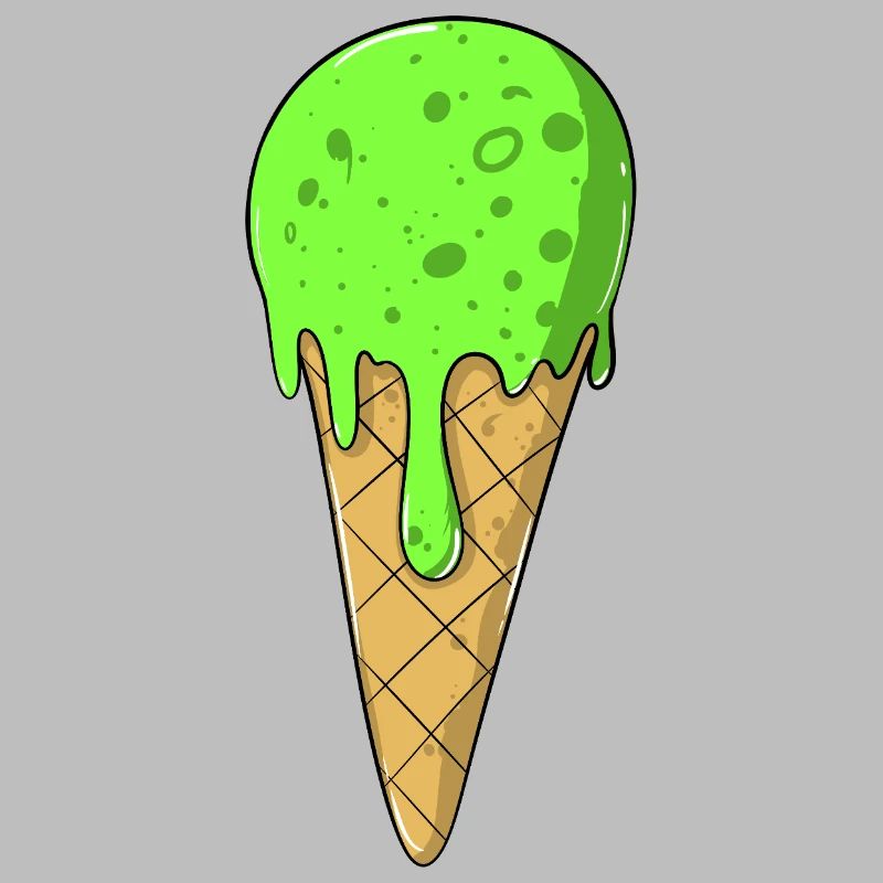 Eis | Grünes Eis Eiscreme | IceCream