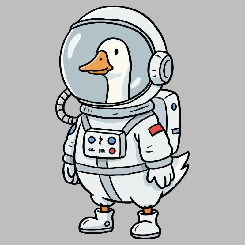 Astronaute de l’Oie de l’Espace