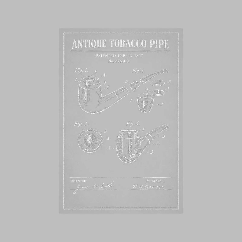Plan de pipe à tabac ancienne