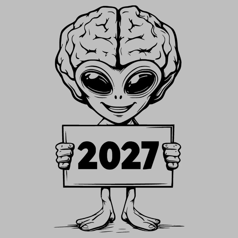 Extraterrestre avec un cerveau