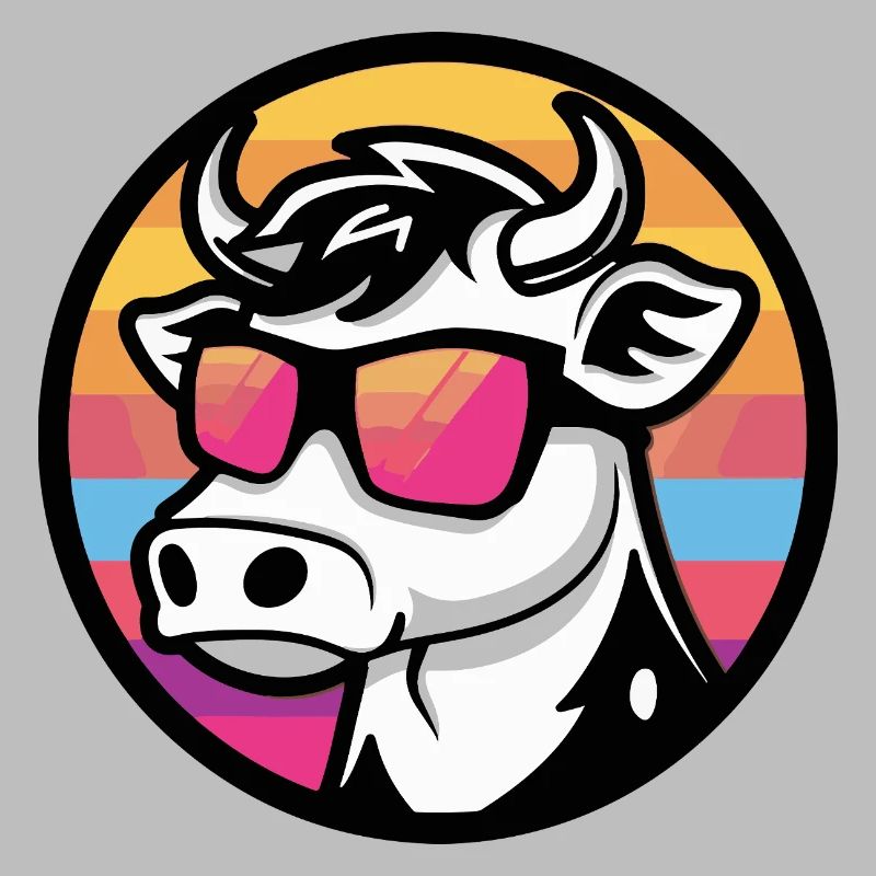Kuh Comic Cool Sommer