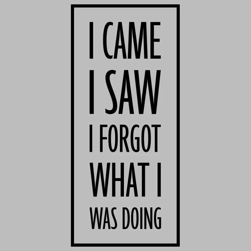 I came saw forget