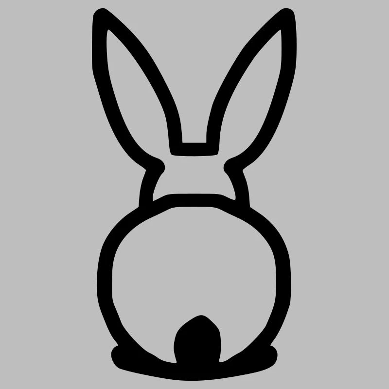 Lapin mignon par derrière