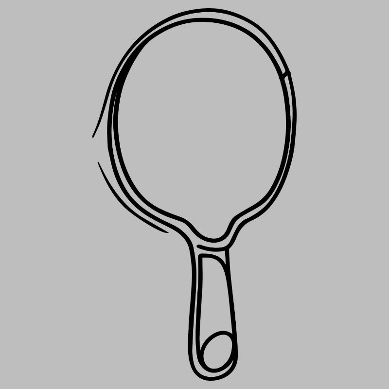 Table Tennis Racket Sketch