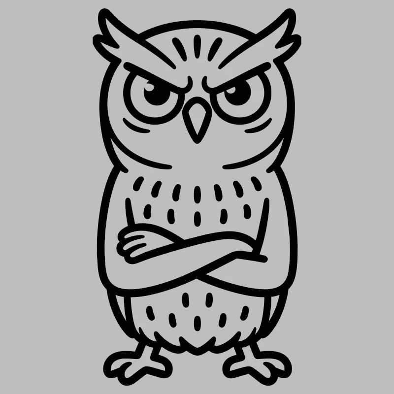 Angry Owl Comic