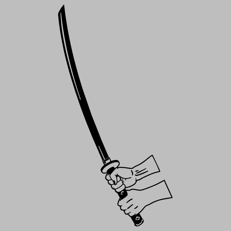Samurai Busihdo Katana mit zwei Händen