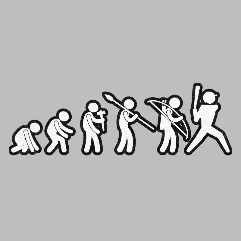 Evolution Baseball Player White Grunge