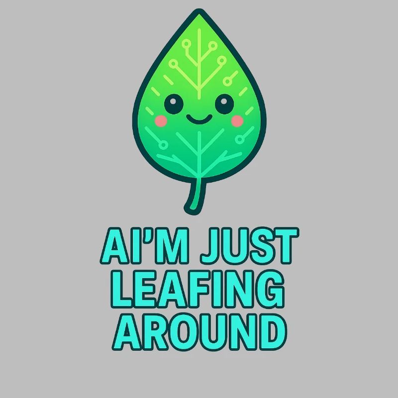 I'm just leafing around – Blattdesign