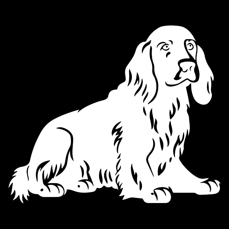 Cocker Spaniel Hund Silhouette